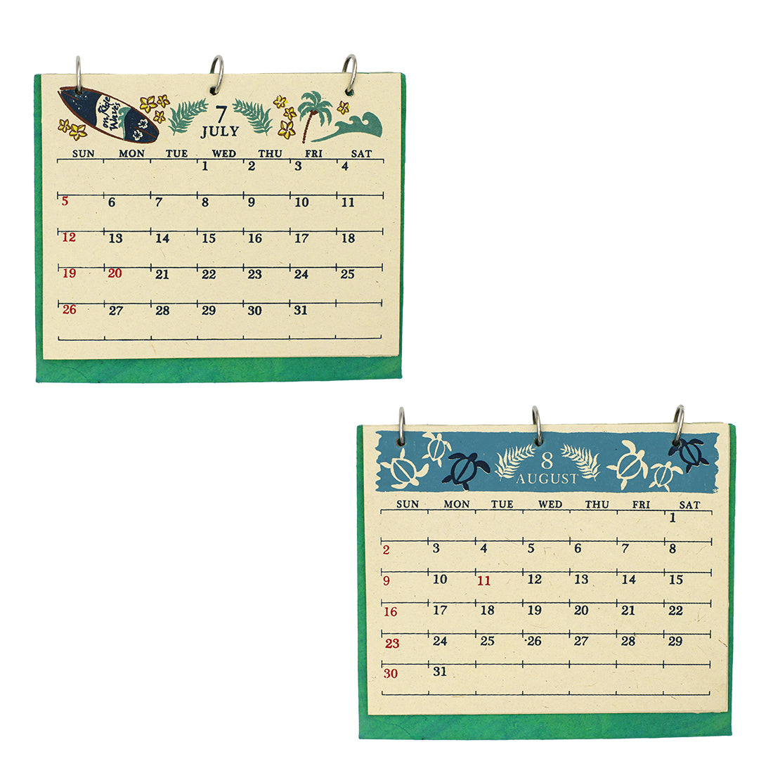 2026 Aloha Hawaii Desk Calendar