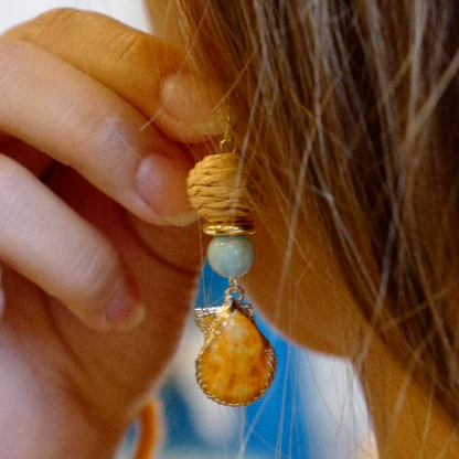 シェルターコイズピアス