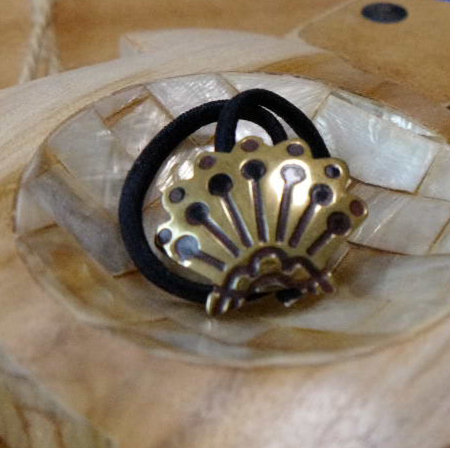 シェルヘアゴム