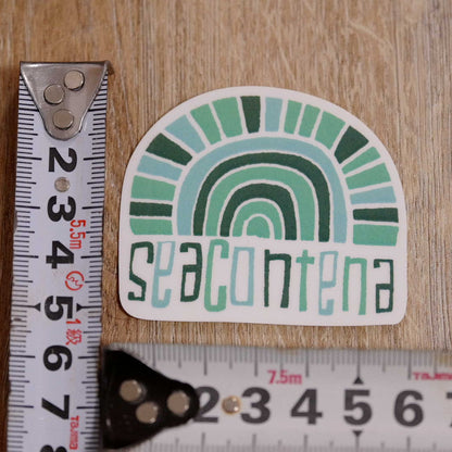 サンセットレインボー・ロゴステッカー