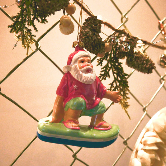 サーフィン サンタ オーナメント