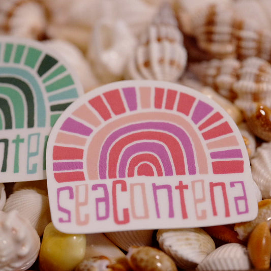 サンセットレインボー・ロゴステッカー