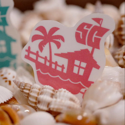 ビーチハウス・ロゴステッカー