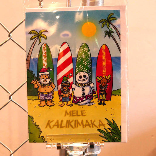 トロピカルクリスマスカード