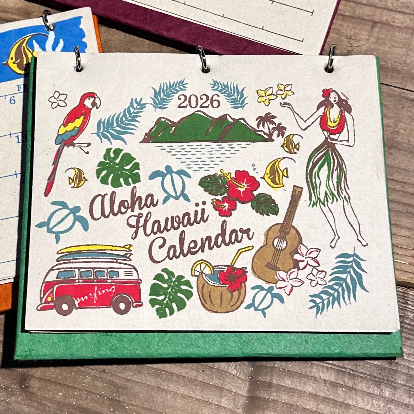 2026 Aloha Hawaii Desk Calendar